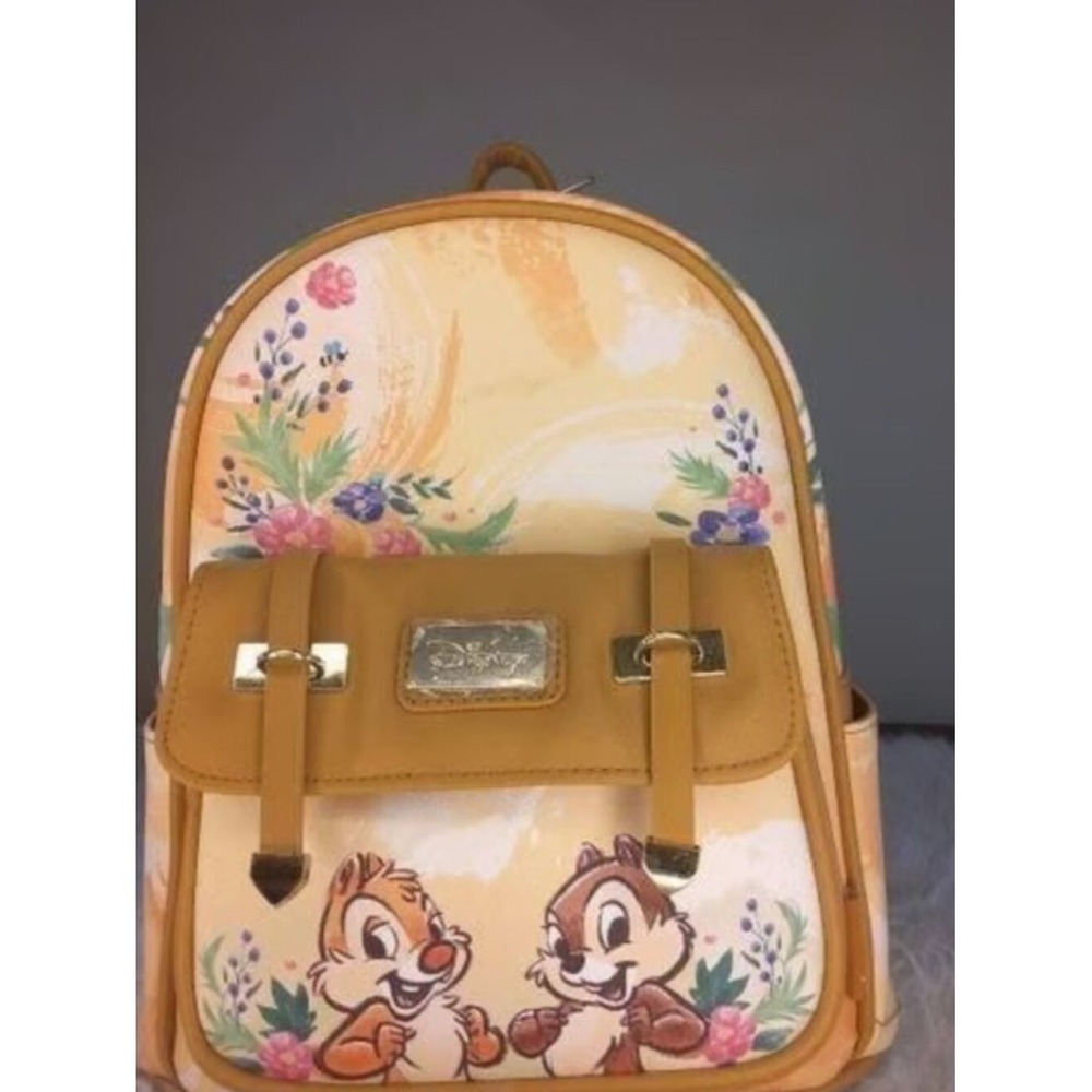 WondaPOP Disney Chip n Dale 11in Vegan Leather Fashion Mini Backpack NWT